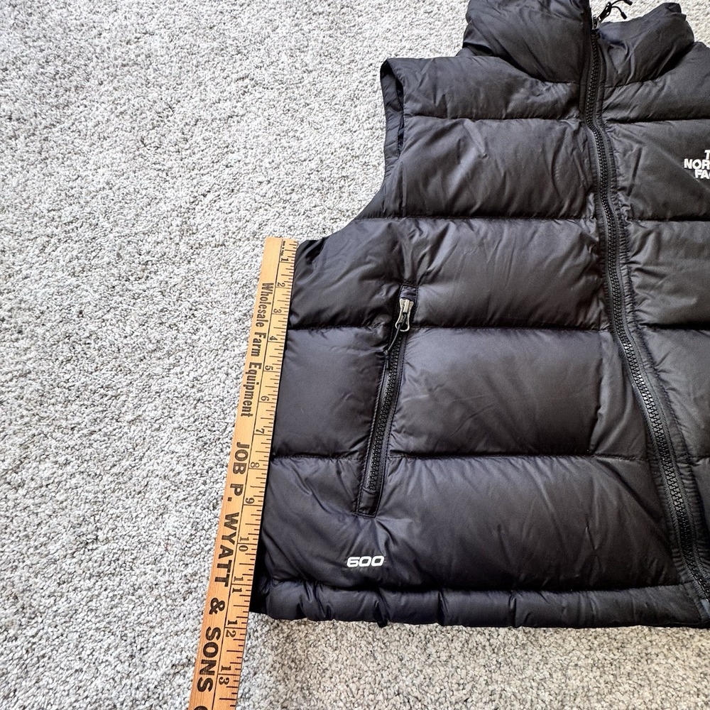 The North Face Hydrenalite Down Vest Womens XL Black 600‎ Fill Zipper - Picture 3 of 9